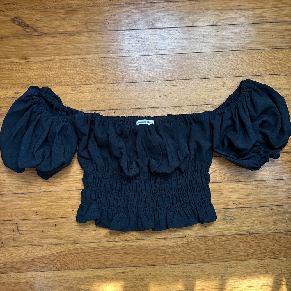 Abercrombie off the shoulder crop top